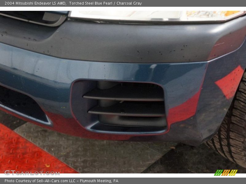 Torched Steel Blue Pearl / Charcoal Gray 2004 Mitsubishi Endeavor LS AWD
