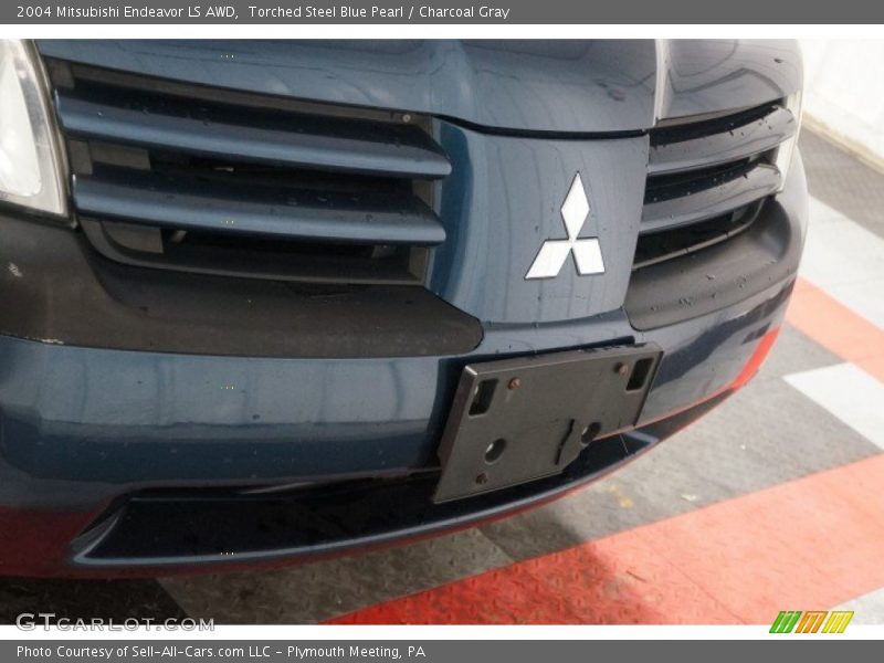 Torched Steel Blue Pearl / Charcoal Gray 2004 Mitsubishi Endeavor LS AWD