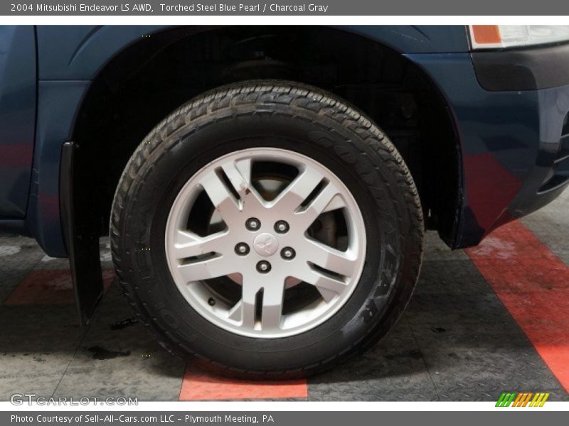 Torched Steel Blue Pearl / Charcoal Gray 2004 Mitsubishi Endeavor LS AWD