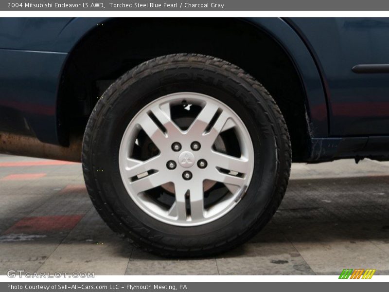 Torched Steel Blue Pearl / Charcoal Gray 2004 Mitsubishi Endeavor LS AWD
