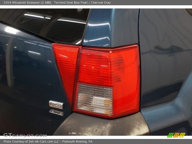 Torched Steel Blue Pearl / Charcoal Gray 2004 Mitsubishi Endeavor LS AWD