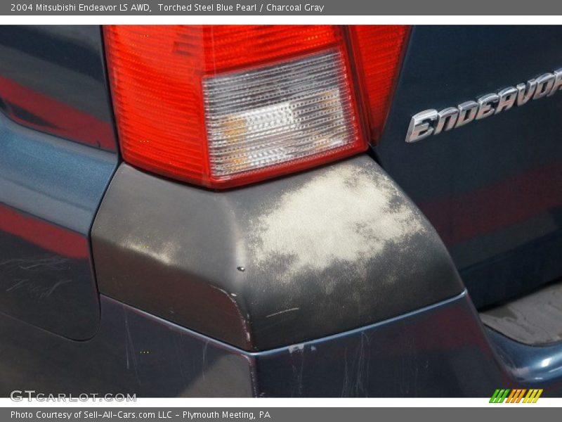 Torched Steel Blue Pearl / Charcoal Gray 2004 Mitsubishi Endeavor LS AWD