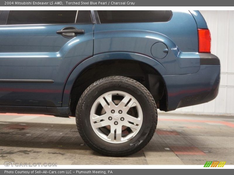 Torched Steel Blue Pearl / Charcoal Gray 2004 Mitsubishi Endeavor LS AWD