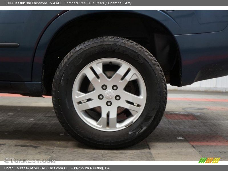 Torched Steel Blue Pearl / Charcoal Gray 2004 Mitsubishi Endeavor LS AWD