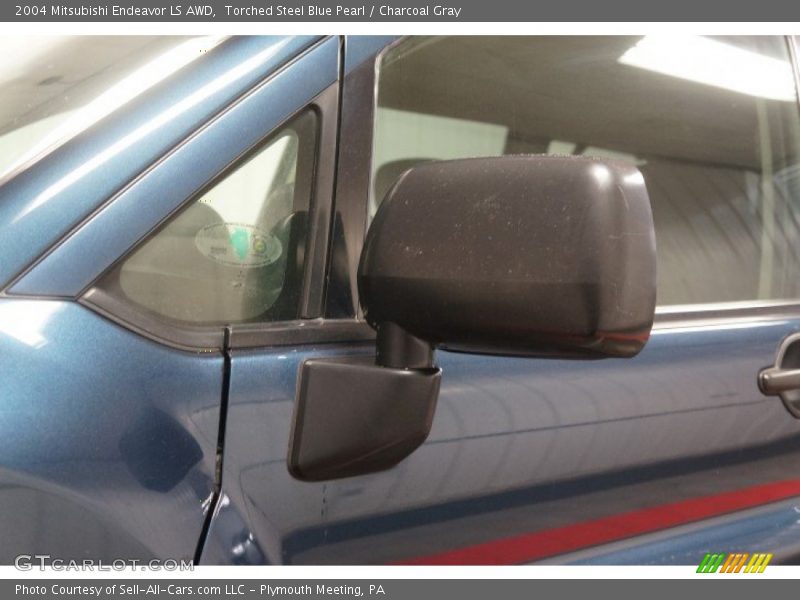 Torched Steel Blue Pearl / Charcoal Gray 2004 Mitsubishi Endeavor LS AWD