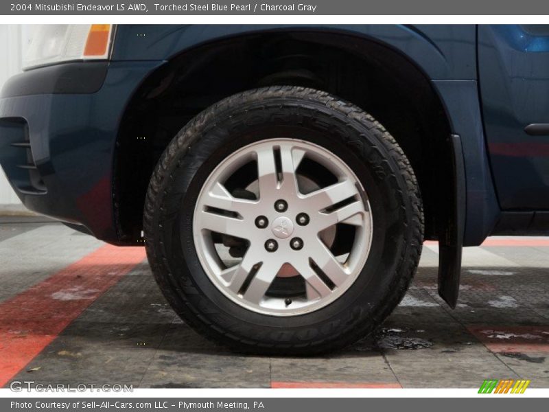 Torched Steel Blue Pearl / Charcoal Gray 2004 Mitsubishi Endeavor LS AWD