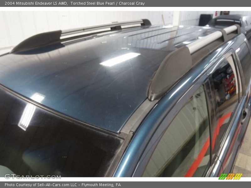 Torched Steel Blue Pearl / Charcoal Gray 2004 Mitsubishi Endeavor LS AWD