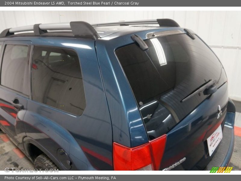 Torched Steel Blue Pearl / Charcoal Gray 2004 Mitsubishi Endeavor LS AWD