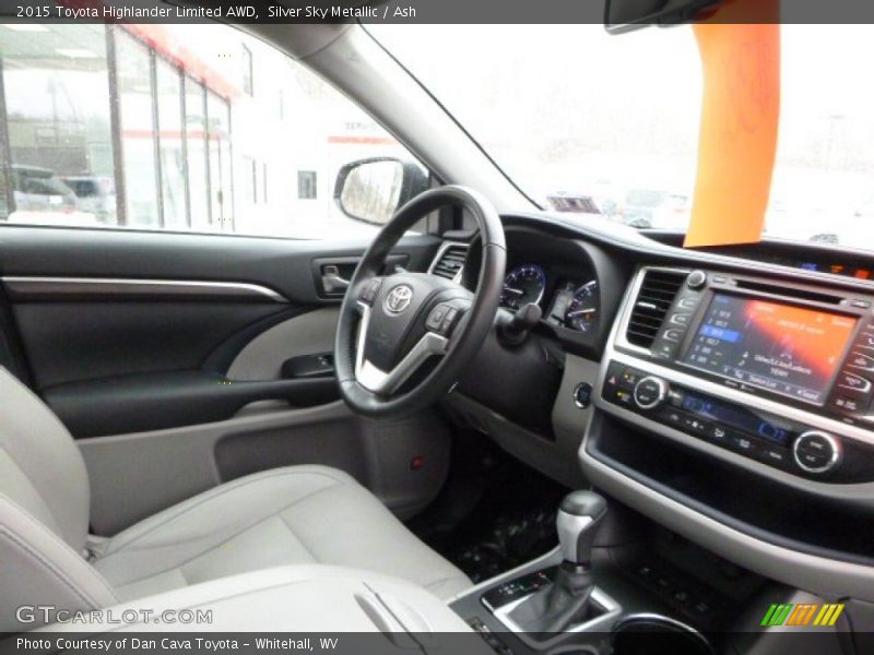 Silver Sky Metallic / Ash 2015 Toyota Highlander Limited AWD