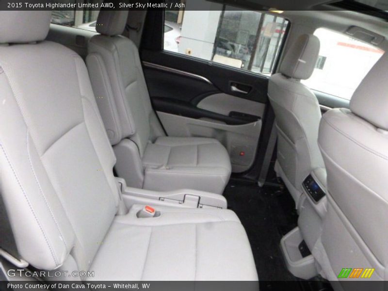 Silver Sky Metallic / Ash 2015 Toyota Highlander Limited AWD