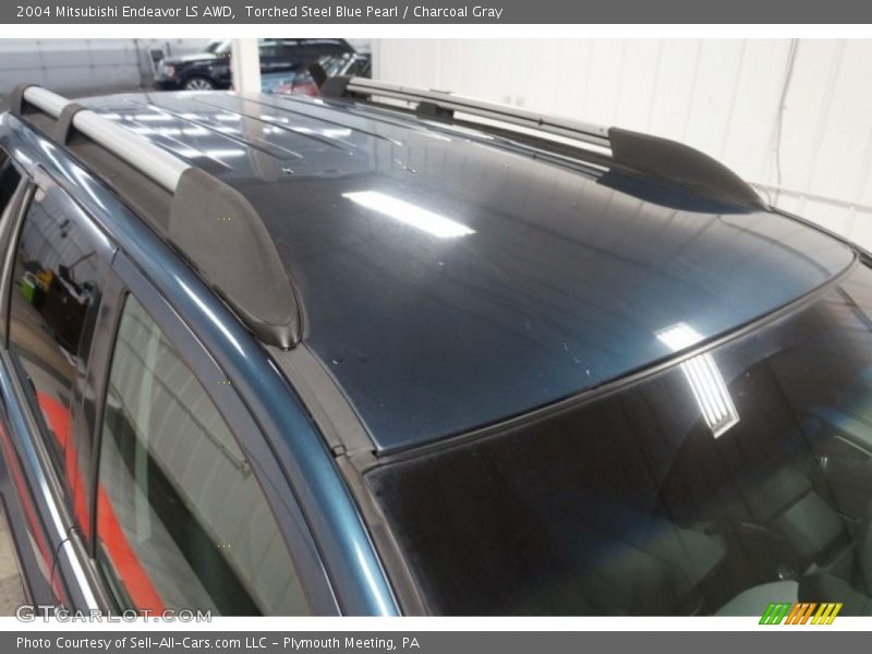 Torched Steel Blue Pearl / Charcoal Gray 2004 Mitsubishi Endeavor LS AWD