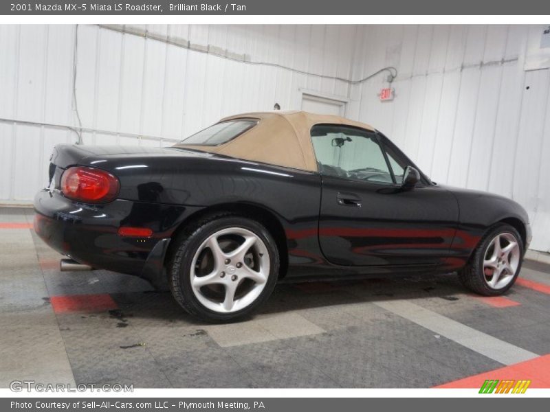 Brilliant Black / Tan 2001 Mazda MX-5 Miata LS Roadster