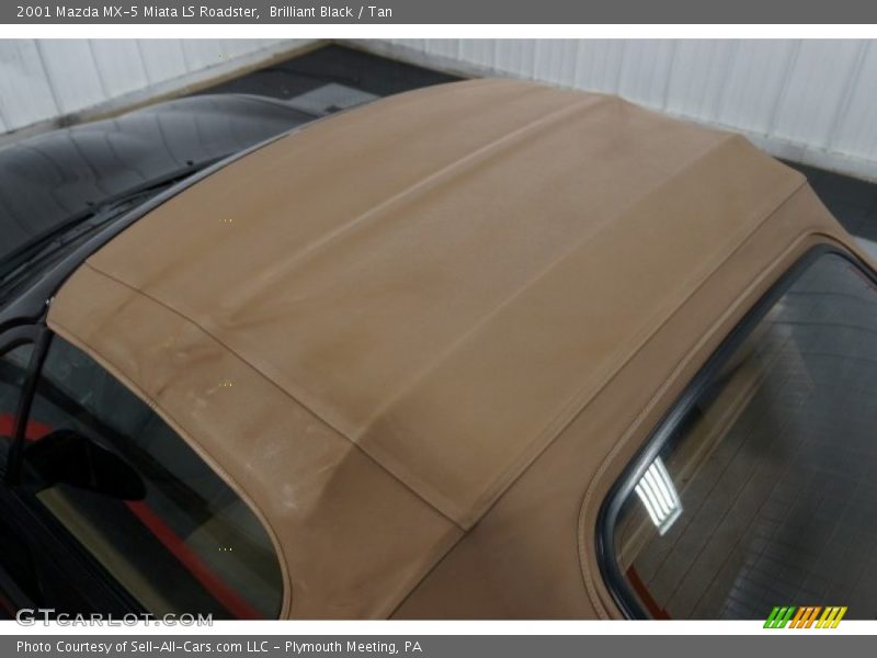 Brilliant Black / Tan 2001 Mazda MX-5 Miata LS Roadster