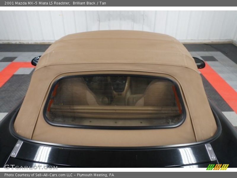 Brilliant Black / Tan 2001 Mazda MX-5 Miata LS Roadster