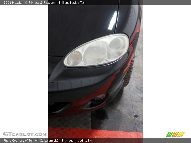 Brilliant Black / Tan 2001 Mazda MX-5 Miata LS Roadster
