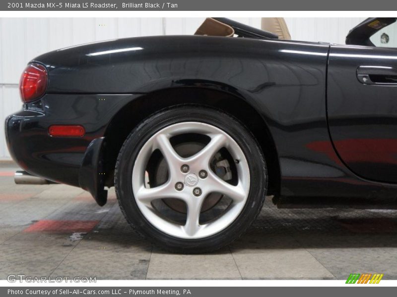 Brilliant Black / Tan 2001 Mazda MX-5 Miata LS Roadster