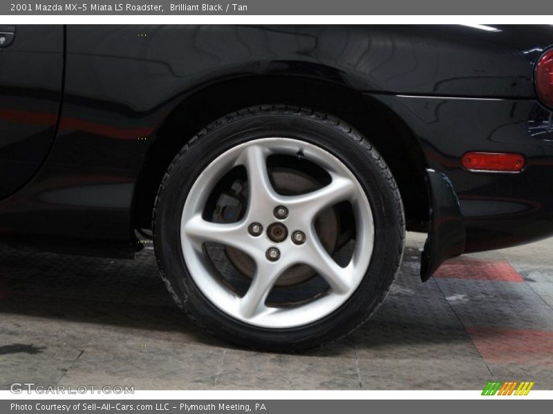 Brilliant Black / Tan 2001 Mazda MX-5 Miata LS Roadster