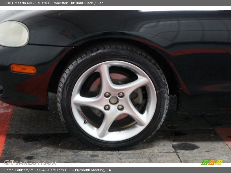 Brilliant Black / Tan 2001 Mazda MX-5 Miata LS Roadster