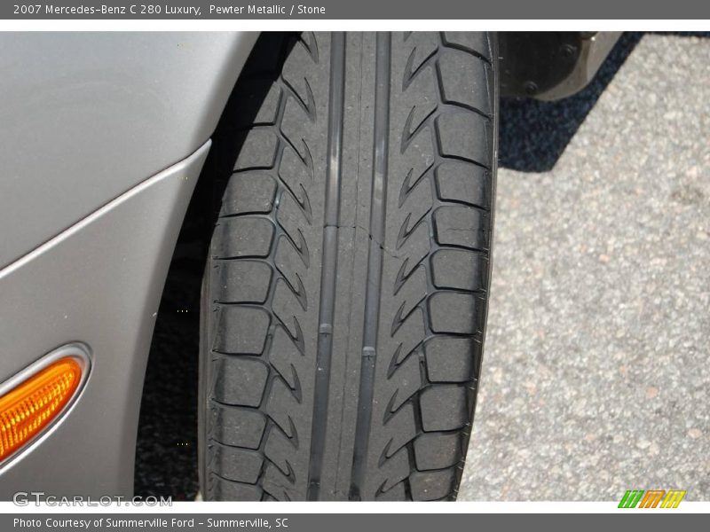 Pewter Metallic / Stone 2007 Mercedes-Benz C 280 Luxury