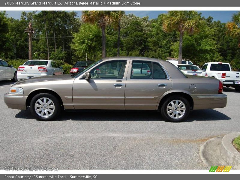 Arizona Beige Metallic / Medium Light Stone 2006 Mercury Grand Marquis LS