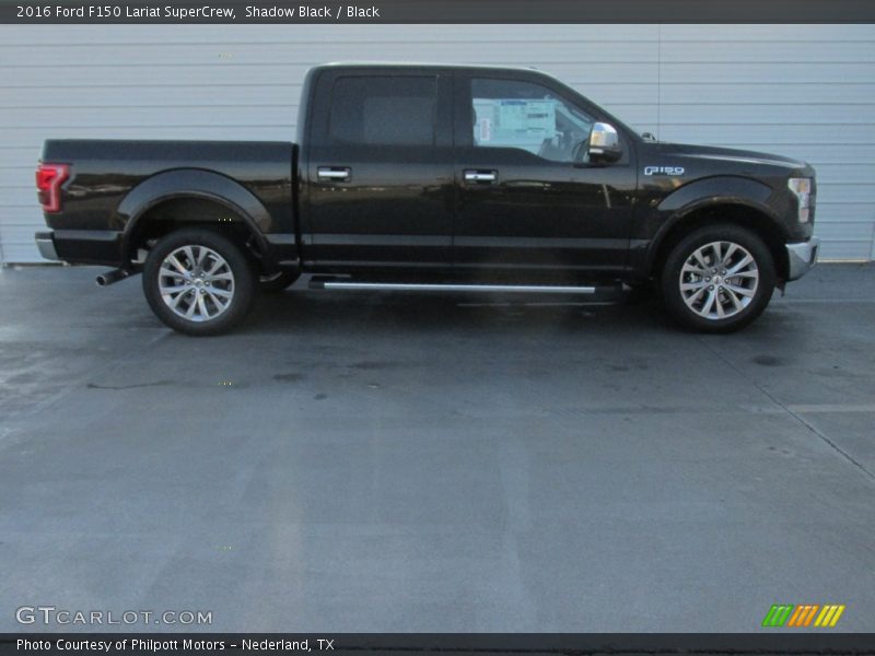 Shadow Black / Black 2016 Ford F150 Lariat SuperCrew