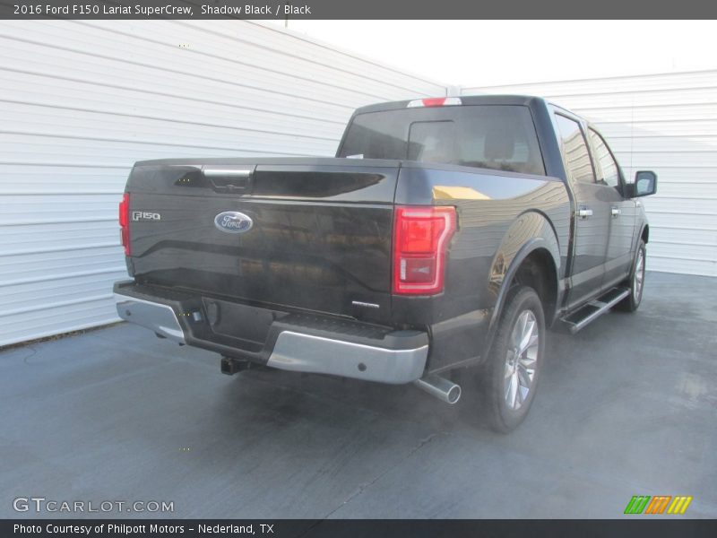Shadow Black / Black 2016 Ford F150 Lariat SuperCrew