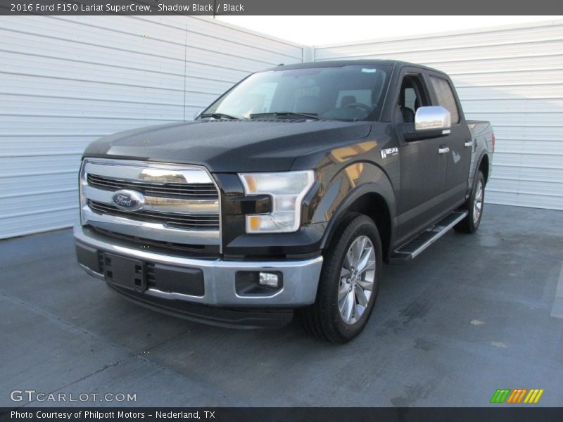Shadow Black / Black 2016 Ford F150 Lariat SuperCrew