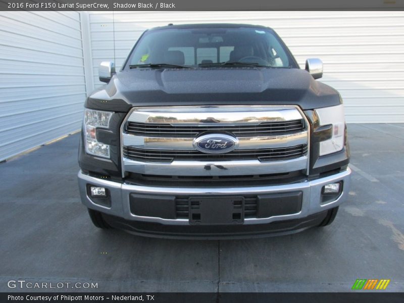 Shadow Black / Black 2016 Ford F150 Lariat SuperCrew