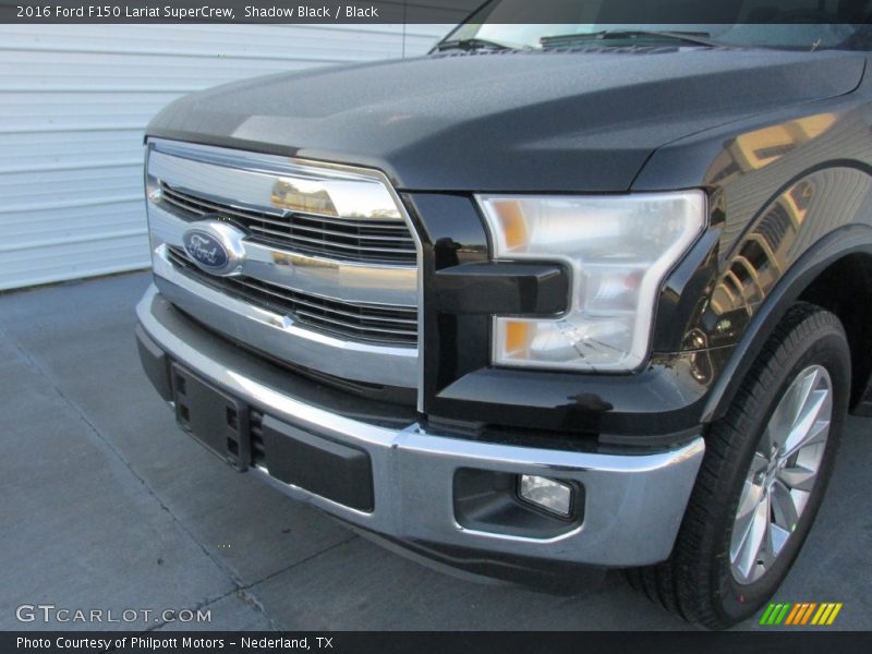 Shadow Black / Black 2016 Ford F150 Lariat SuperCrew