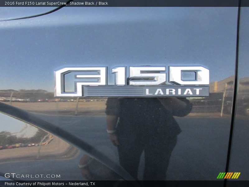 Shadow Black / Black 2016 Ford F150 Lariat SuperCrew