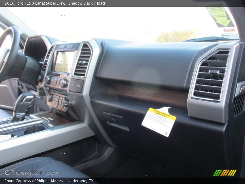 Shadow Black / Black 2016 Ford F150 Lariat SuperCrew