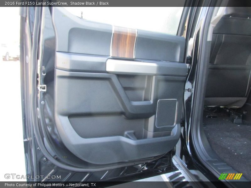 Shadow Black / Black 2016 Ford F150 Lariat SuperCrew