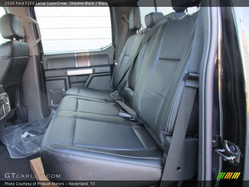 Shadow Black / Black 2016 Ford F150 Lariat SuperCrew