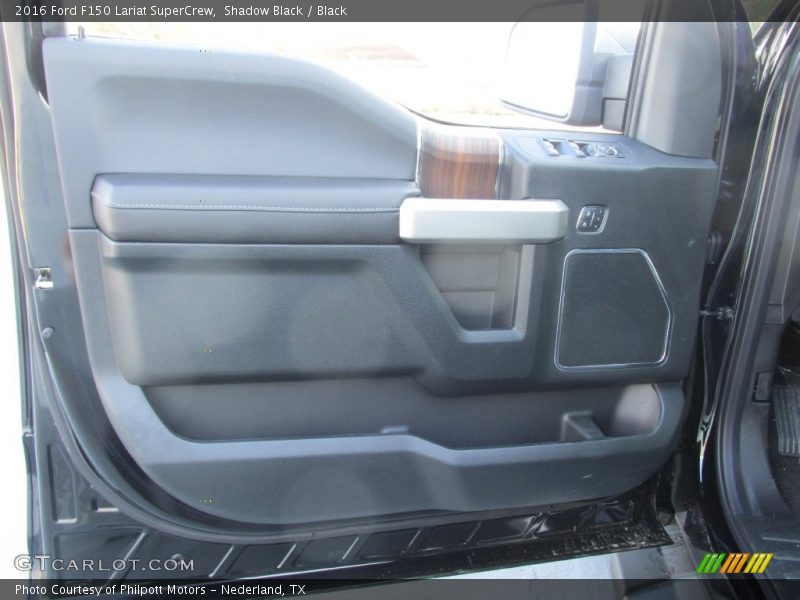Shadow Black / Black 2016 Ford F150 Lariat SuperCrew