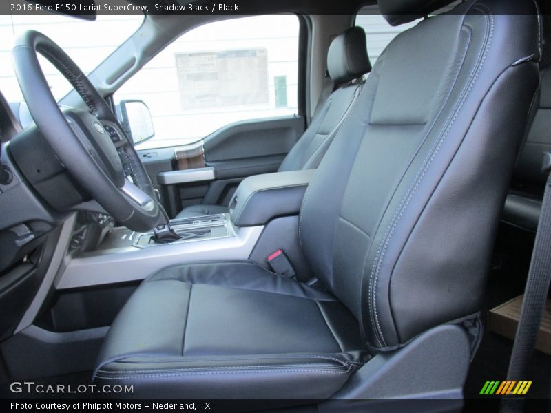 Shadow Black / Black 2016 Ford F150 Lariat SuperCrew