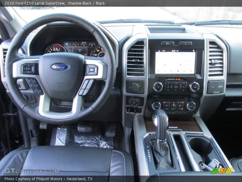 Shadow Black / Black 2016 Ford F150 Lariat SuperCrew