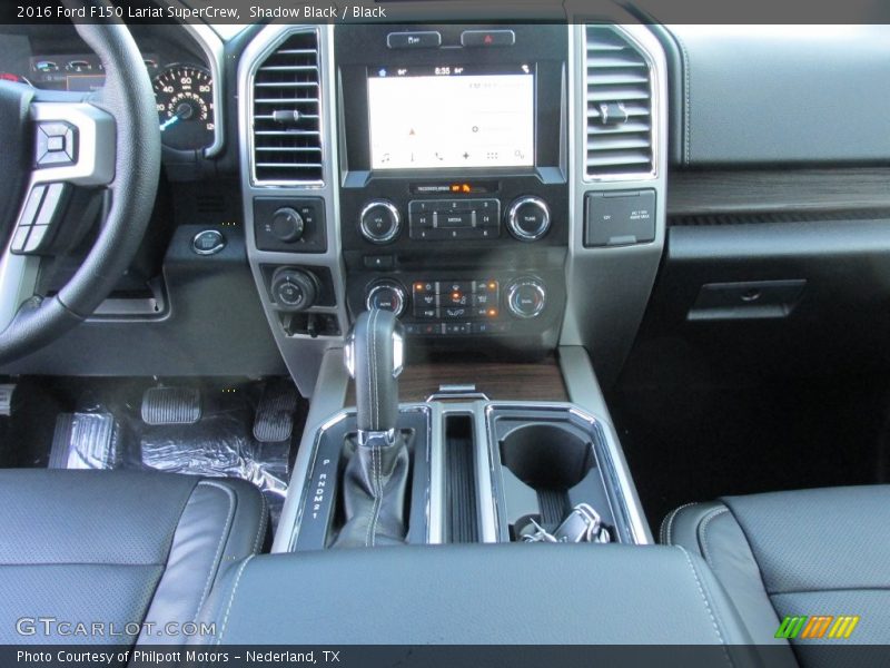 Shadow Black / Black 2016 Ford F150 Lariat SuperCrew