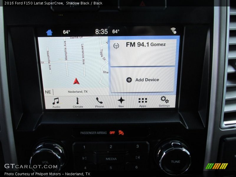 Shadow Black / Black 2016 Ford F150 Lariat SuperCrew