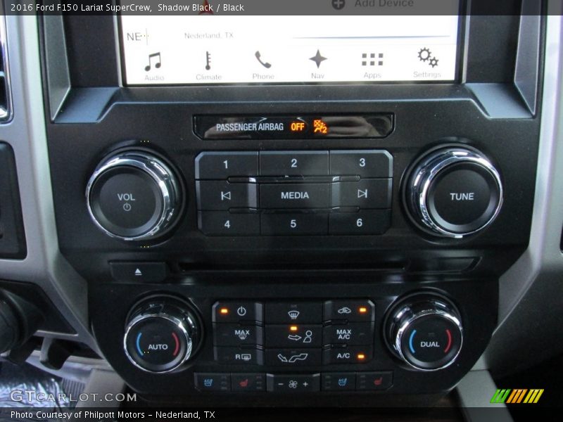 Shadow Black / Black 2016 Ford F150 Lariat SuperCrew