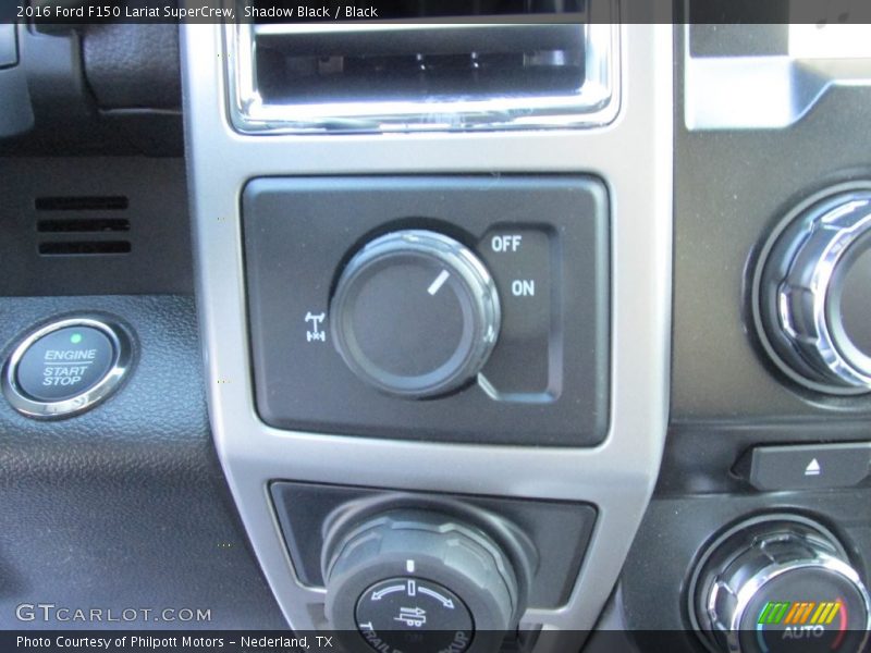 Shadow Black / Black 2016 Ford F150 Lariat SuperCrew