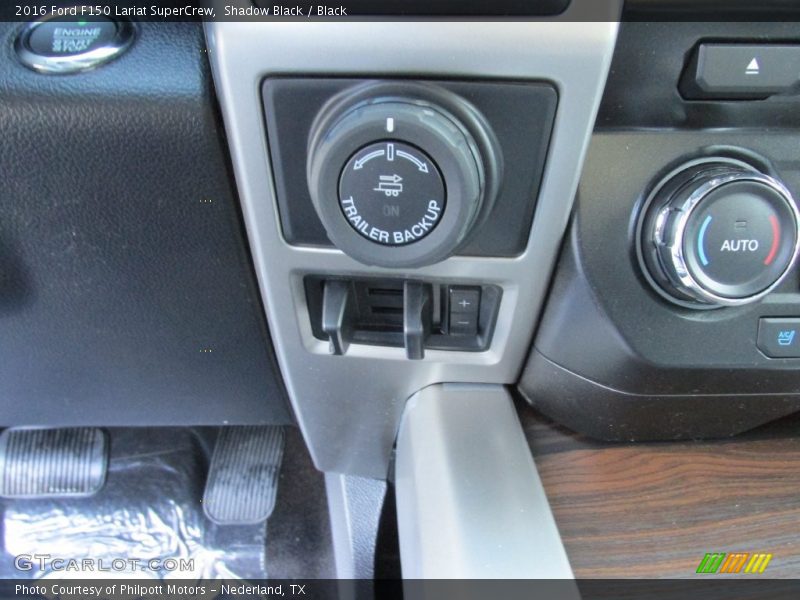 Shadow Black / Black 2016 Ford F150 Lariat SuperCrew