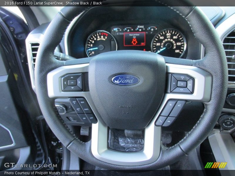 Shadow Black / Black 2016 Ford F150 Lariat SuperCrew