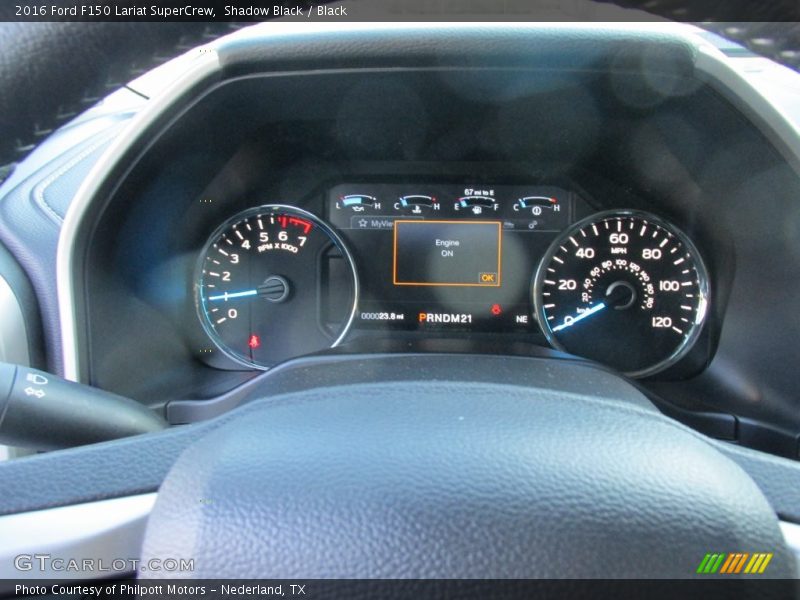 Shadow Black / Black 2016 Ford F150 Lariat SuperCrew