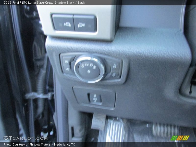 Shadow Black / Black 2016 Ford F150 Lariat SuperCrew