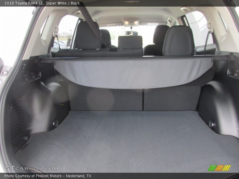 Super White / Black 2016 Toyota RAV4 LE