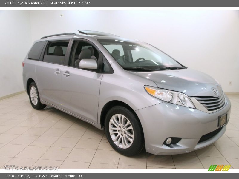 Silver Sky Metallic / Ash 2015 Toyota Sienna XLE