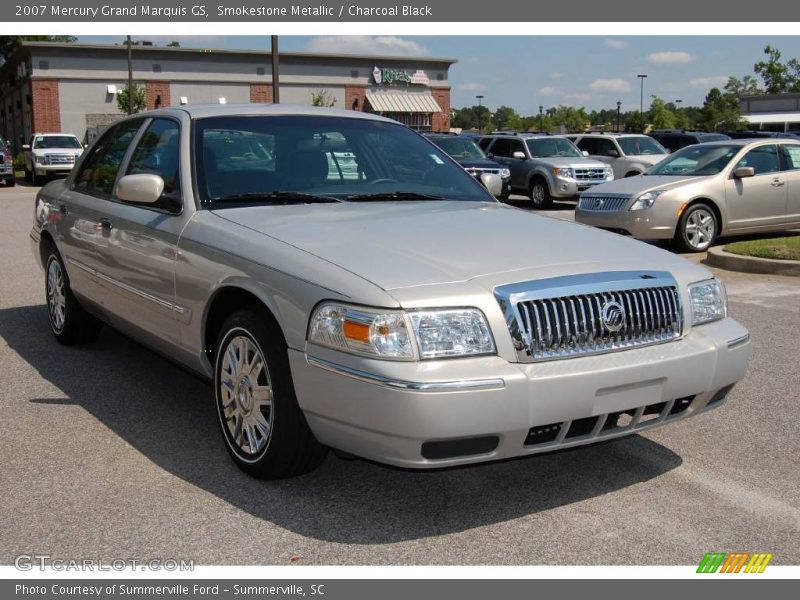 Smokestone Metallic / Charcoal Black 2007 Mercury Grand Marquis GS