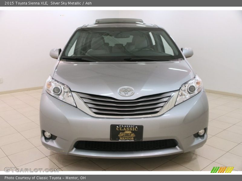 Silver Sky Metallic / Ash 2015 Toyota Sienna XLE