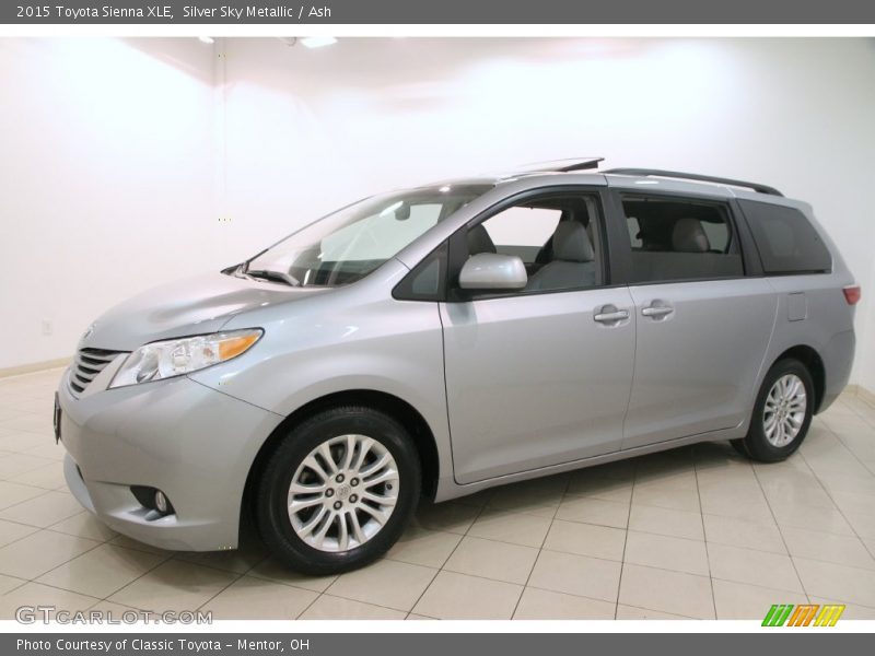 Silver Sky Metallic / Ash 2015 Toyota Sienna XLE
