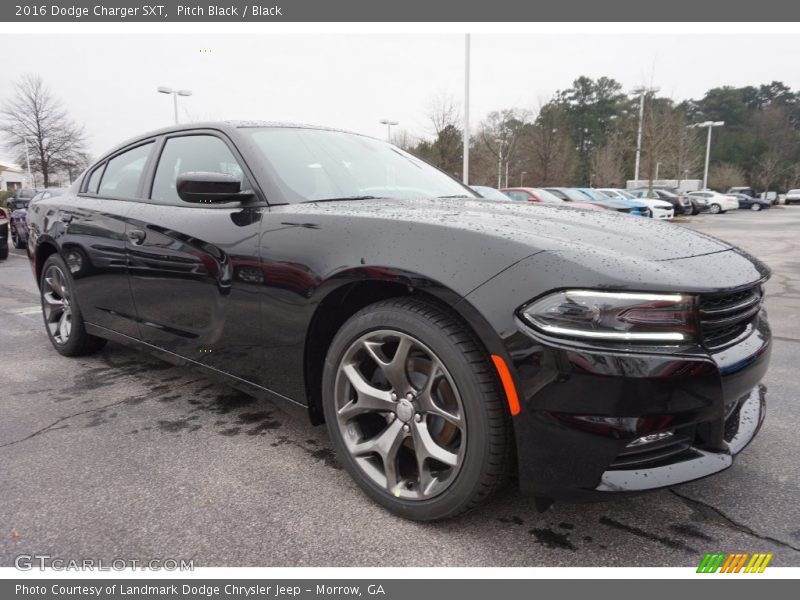 Pitch Black / Black 2016 Dodge Charger SXT